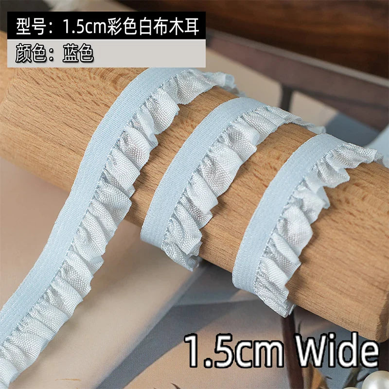 5m Elastic Lace Trim Ribbon for Dress Decoration, DIY Sewing & Crafts