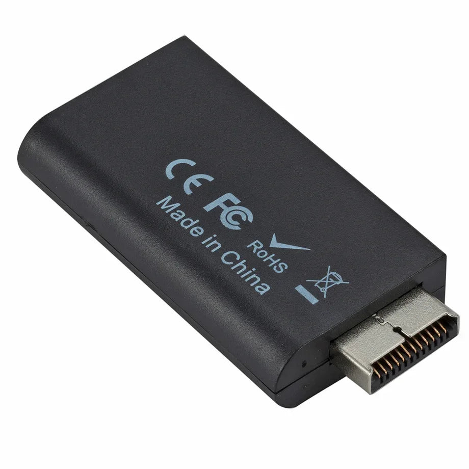 PzzPss PS2 to HDMI Converter with 3.5mm Audio Output – Supports 480i/480p/576i HD Display Modes