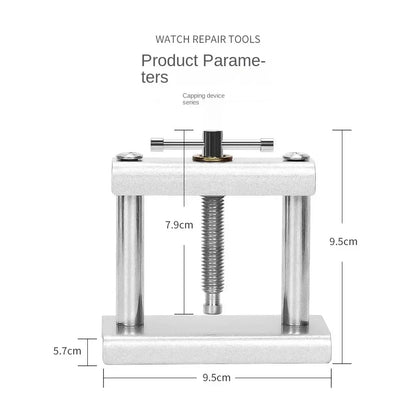 Professional Watch Press Tool Set – Case Back Closer with 12 Dies, Watch Repair Kit for Watchmakers