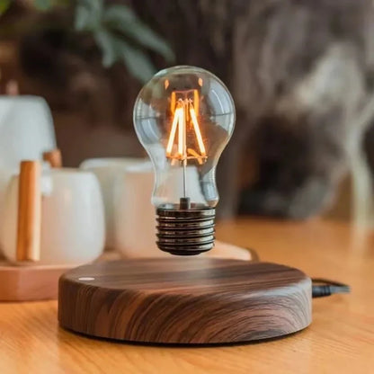Magnetic Levitation Lamp – Floating LED Bulb Glass Light for Home Office Desk Decor & Birthday Gift