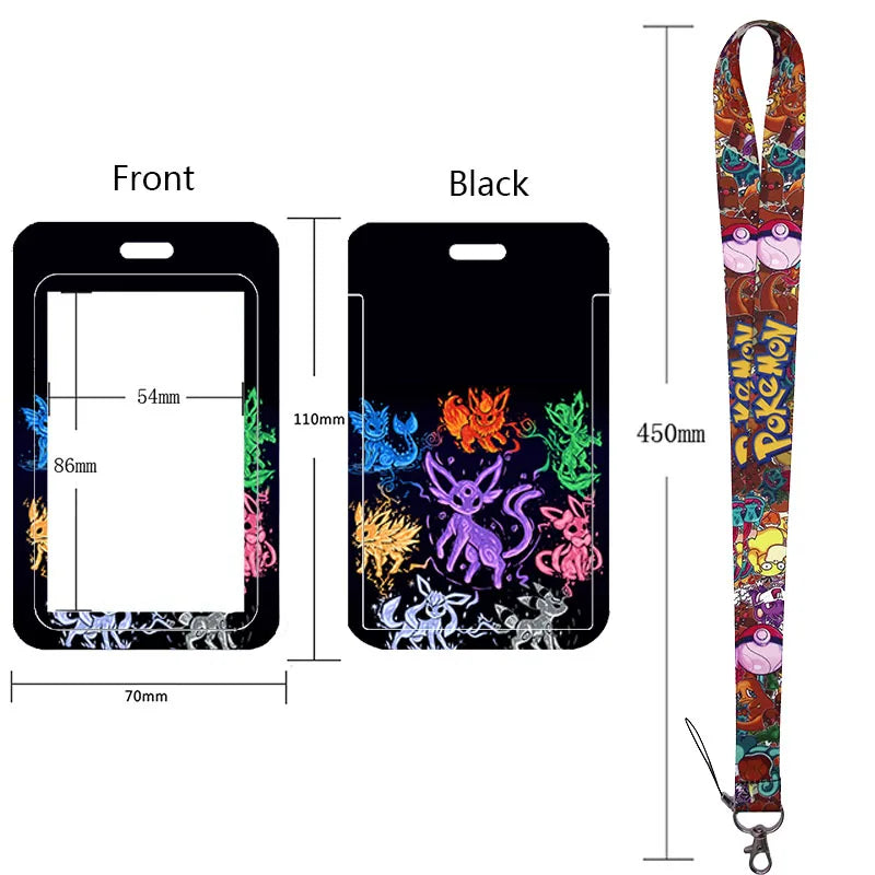 Neck Strap Lanyard for Keys and ID Cards – Badge Holder, Keychain, Key Rings, Fashion Accessory Gift