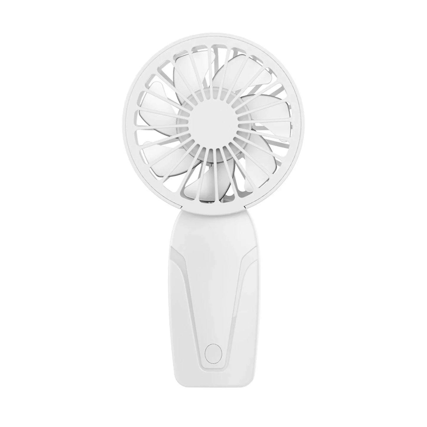 Portable Handheld Mini Fan – Lightweight ABS USB Rechargeable Pocket Fan for On-the-Go Cooling