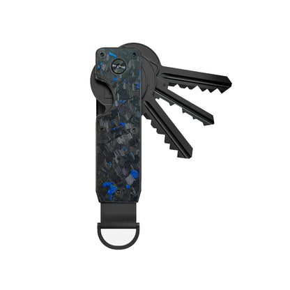 Compact Metal Key Organizer – Minimalist Key Case Holder for 2-6 Keys, Secure Keychain
