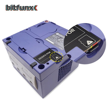 Bitfunx SD2SP2 Pro SD Card Adapter – MicroSD TF Card Reader for Nintendo GameCube NGC NTSC Serial Port 2