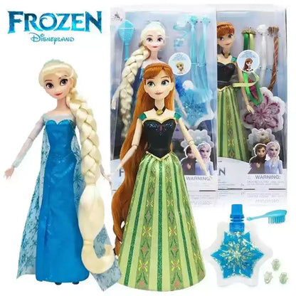 Disney Princess Frozen Elsa & Anna Classic Dolls – Anime Action Dress-Up Toy for Girls’ Gift