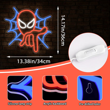 USB-Powered LED Neon Sign — Wall Decor for Bedroom, Game Room, Bar, Pub, and Club Light-Up Signs