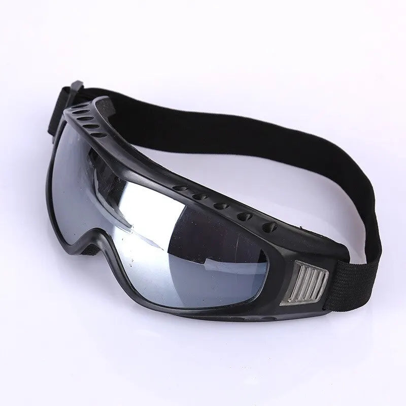 Double-Layer Outdoor Windshield Protection Glasses - PC Lens Ski Goggles for Men and Women - Head-Mounted Safety Eyewear
