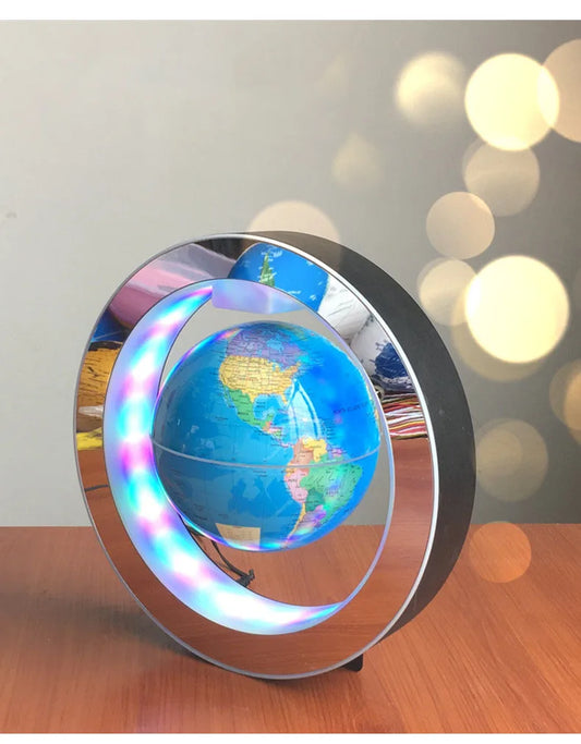 Magnetic Levitation Globe – 4" & 6" Desk Decoration for Office & Living Room, Perfect for Birthday & New Year Gifts