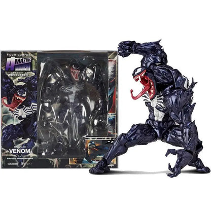 Venom Amazing Yamaguchi Action Figure — Joint Movable Face-Change Collectible Model Toy for Kids Gift
