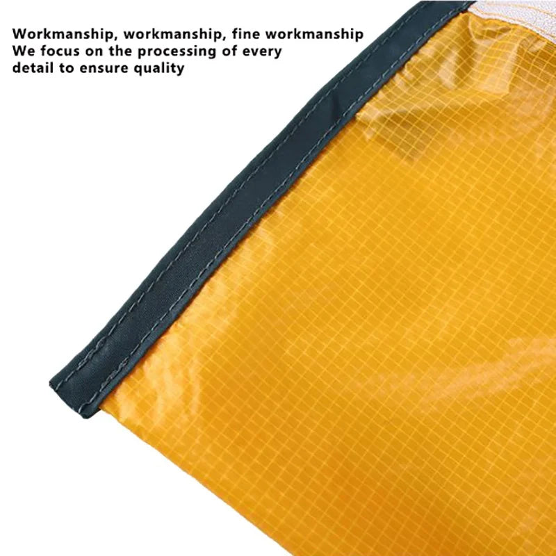 Waterproof Nylon-Silicon Hook Pouch — Portable Zipper Organizer for Camping, Hiking & Travel Storage