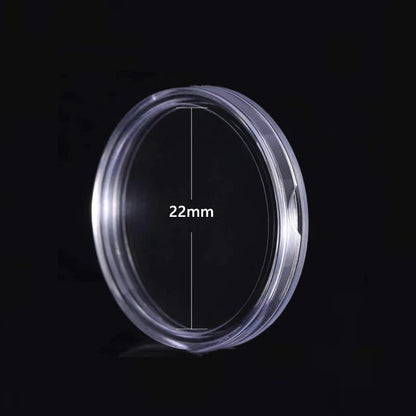 10/25pc Transparent Plastic Coin Capsules – 21-45mm Coin Storage and Collecting Case Holder