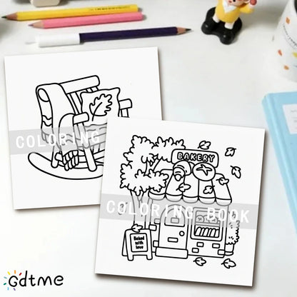 COZY GIRL Christmas Coloring Book – Montessori Educational Drawing & Graffiti Toy for Kids, Perfect Holiday Gift