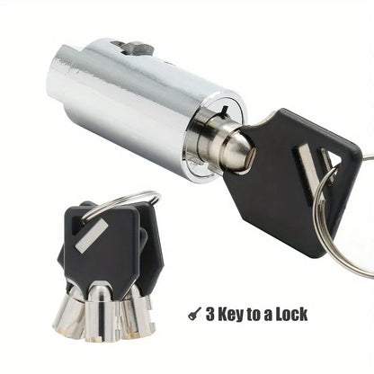 Universal Vending Machine Security Lock Set - Keyed Alike Tubular Keyway Lock