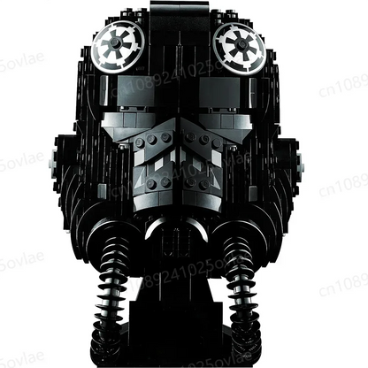 75274 SpaceShip TIE Fighter Pilot Helmet Building Blocks — Classic Battle Model — Kids Christmas Gift