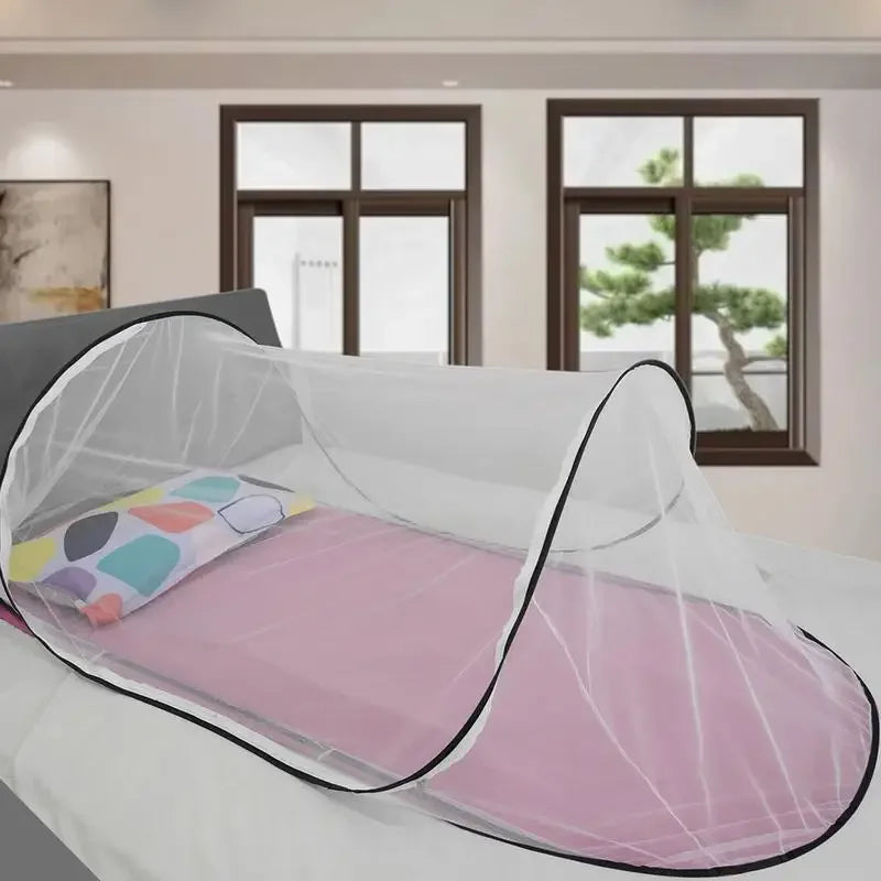 Outdoor Camping Mosquito Net – Foldable Portable Bed Tent for Family Picnics & Travel, No Installation Needed