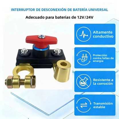 12V/24V Car Battery Cut-Off Switch – Automatic Circuit Breaker Isolator Anti-Leakage Power Disconnect for Cars & Trucks