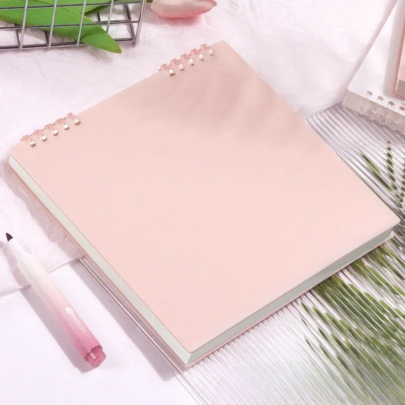 B5 Flip Notepad Grid Notebook – Sketchbook, Diary, Journal Writing Pads for Office & School Supplies
