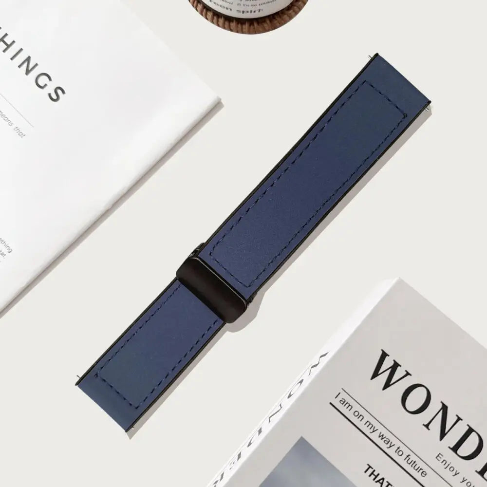 Leather Silicone Magnetic Strap for CMF Watch Pro 2/3 — Wristband Bracelet Correa Belt for Nothing Watch Pro 2/3