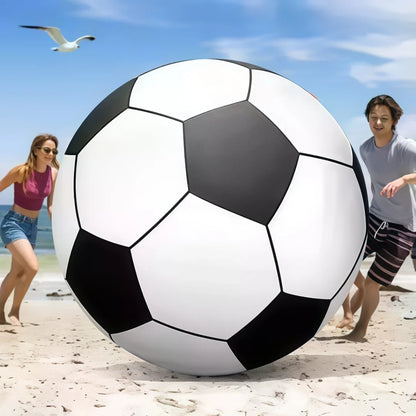 Outdoor Inflatable Soccer Ball – Giant PVC Football for Grass, Beach & School Sports Fun