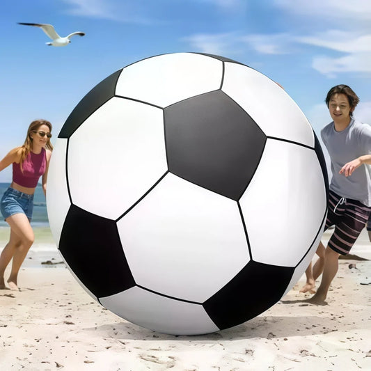 Outdoor Inflatable Soccer Ball – Giant PVC Football for Grass, Beach & School Sports Fun