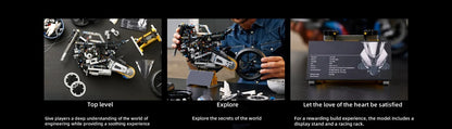 New Motorcycle Building Blocks – Simulation Model, Assembly Decoration Toy for Boys, Educational Creature Gift