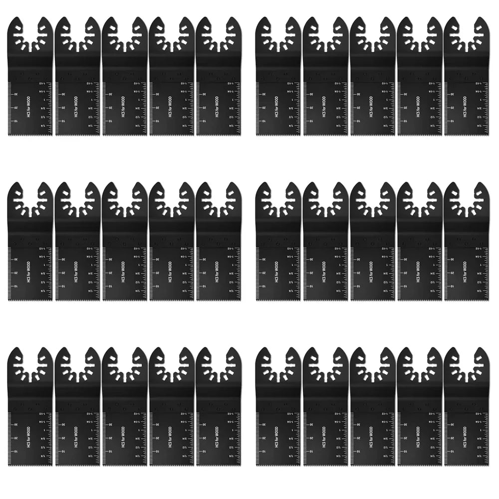 Oscillating Multi-Tool Saw Blades Set (20/50/100Pcs) – Fast Cutting Wood & Metal Renovator Cutter Blades Multi-Function Tool Accessories