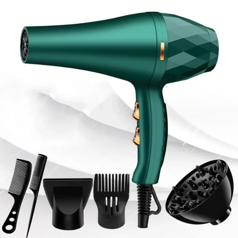 Professional Hair Dryer 1200W/2200W – High Power Blow Dryer Brush for Salon & Barber Hairdressing