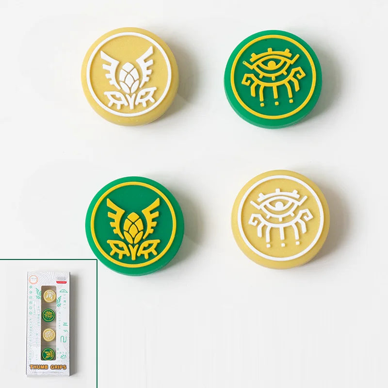 Soft Thumb Stick Grip Caps – Joystick Covers for Switch OLED, NS Lite, Skyward Sword & Monster Hunter Rise Joy-Cons