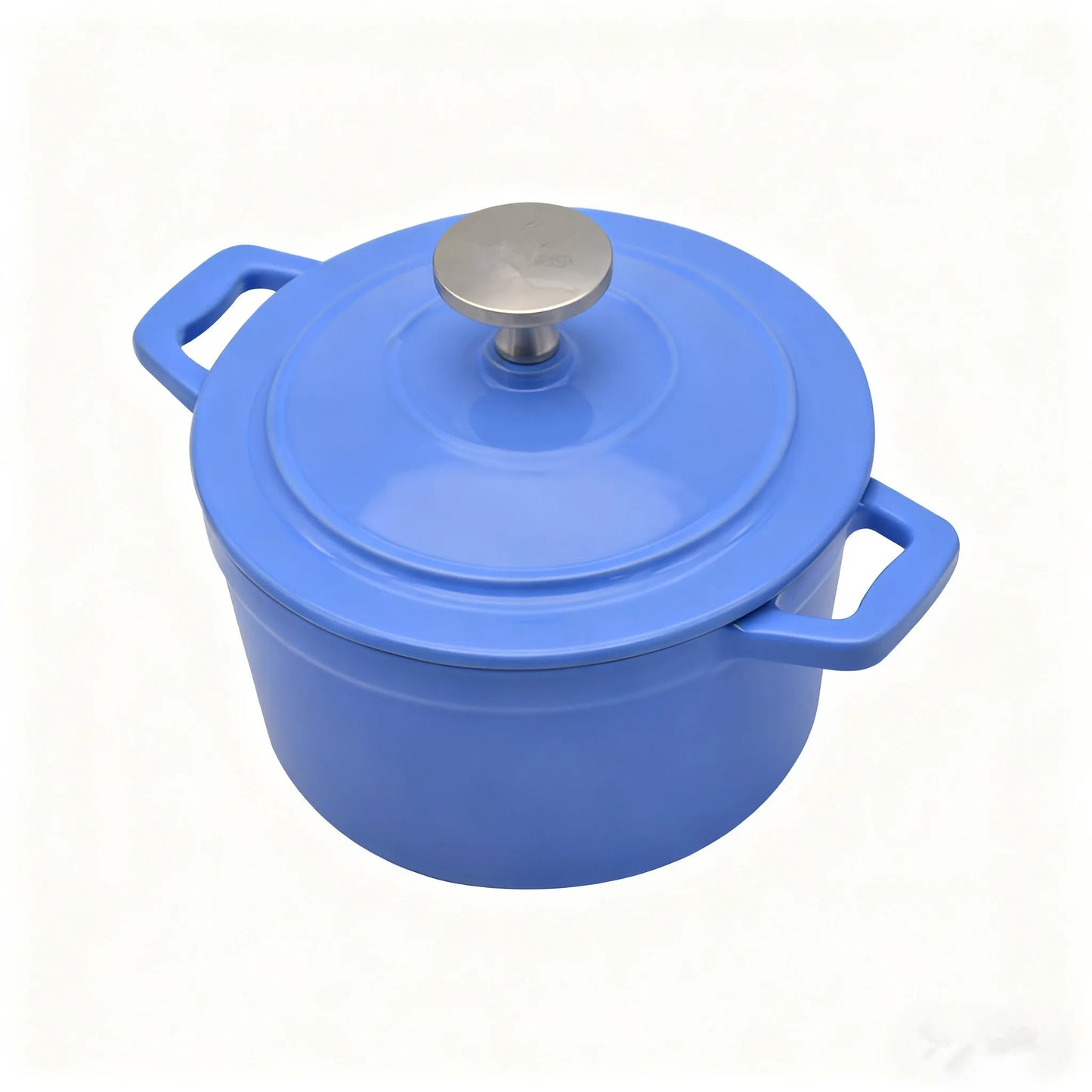 1.5 Quart Mini Cast Iron Dutch Oven - Enameled Cooking Pot for Bread Baking, Stew & Casserole