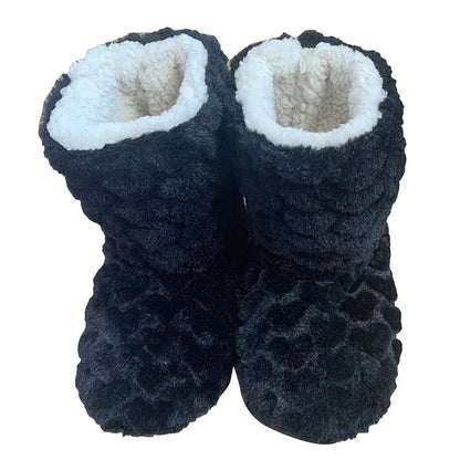 Thick Thermal Winter Socks — Plus Velvet Anti-Slip Home Slipper Socks for Men & Women, Warm Christmas Footwear