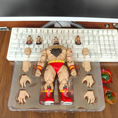 Street Fighter Action Storm Zangief Figure — ST Collection Movable Model Toy from The Final Challengers Series
