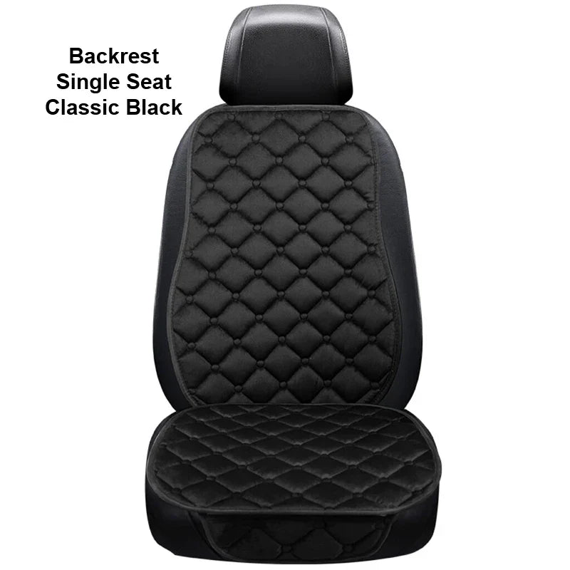 Universal Winter Warm Car Seat Cover Protector Set – 3-Piece Rear Seat Cushion & Back Cushion Auto Seat Protection for Cars, SUVs & Vans