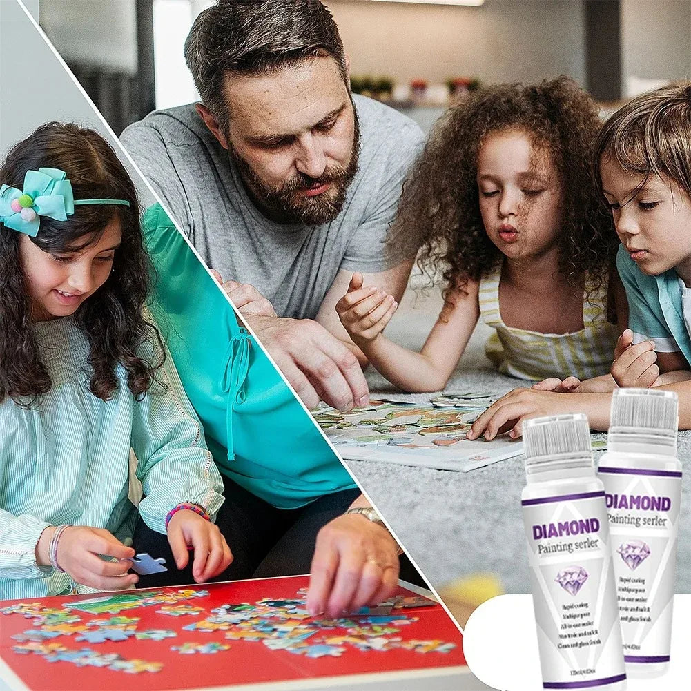 Diamond Painting Sealer – 5D DIY Glue for Permanent Hold, Puzzle Conservation & Diamond Painting Accessories