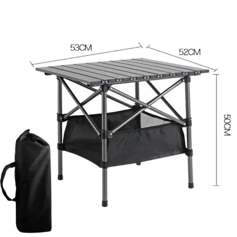 Outdoor Picnic Table with Carrying Bag – Lightweight Portable Folding Desk for Camping & Self-Driving Trips