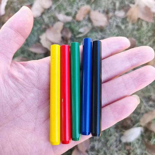 Portable Metal Smoke Tube Press – Multicolor Aluminum Alloy Spring Tubes