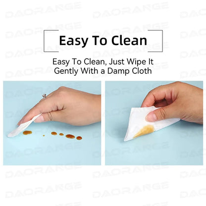 Universal Anti-Slip Leather Mouse Pad for Gaming, Laptop, PC & MacBook Desk Mat