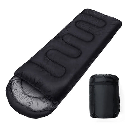 Lightweight 4-Season Camping Sleeping Bag – Warm Envelope & Mummy Style for Backpacking, Outdoor, and Winter Use