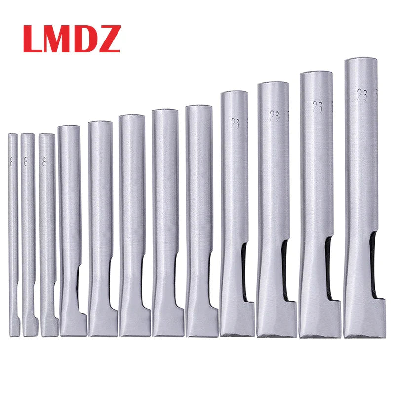 LMDZ Oval Shape Leather Craft Hole Punch Set - Oblong Shape Punch for Belts, Watch Bands, and Leather Working