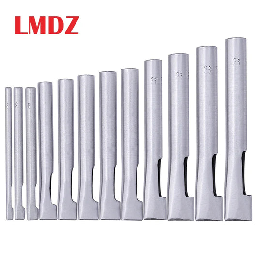 LMDZ Oval Shape Leather Craft Hole Punch Set - Oblong Shape Punch for Belts, Watch Bands, and Leather Working