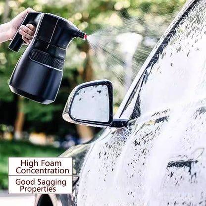 LEIBOO Electric Foam Sprayer – Battery-Powered High-Pressure Snow Cannon for Car Wash & Detailing