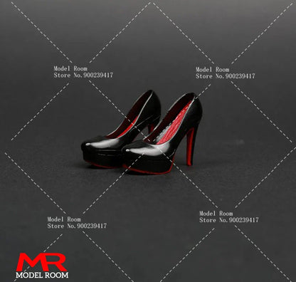 1/6 Scale Fashion Girl High Heel Shoes — Stiletto Court Shoe Model for 12" TBL PH Female Action Figures