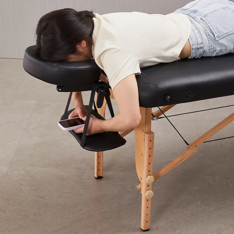 Adjustable Cervical Neck Massager Headrest - Ergonomic Portable Massage Device for Home, Salon, Spa & Travel