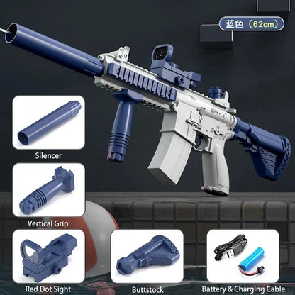 Summer Hot-Selling Electric Water Gun – Space Sci-Fi Design Water Toy for Kids, Fun Water Bat for Outdoor Play
