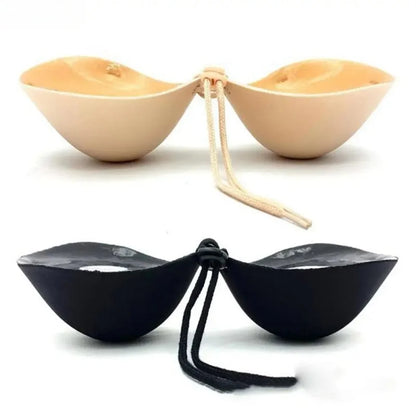 Thick Invisible Silicone Bra Stickers – Chest Enhancer for Flat Chest, Bridal & Wedding Dress, 2.5CM/5CM/6CM Options