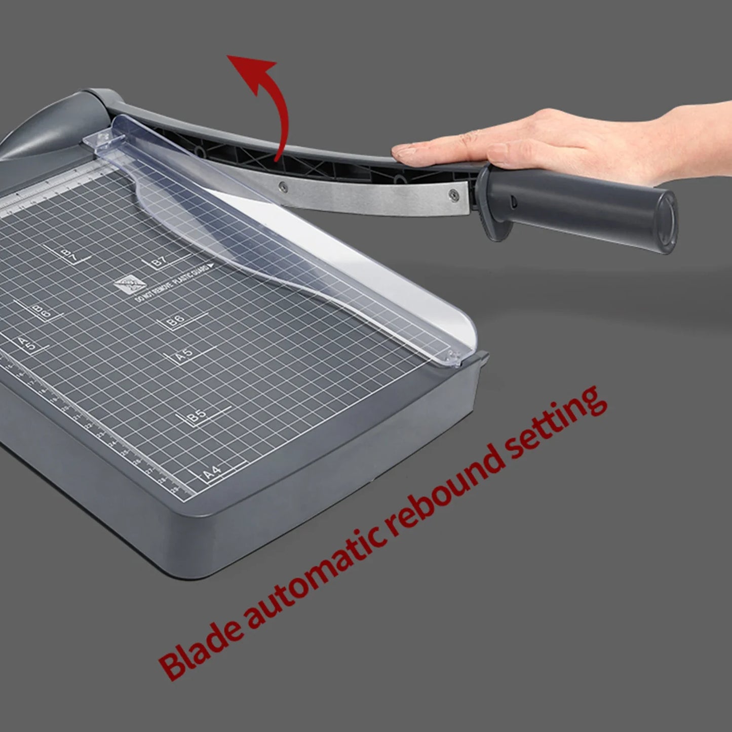 JIELISI Mini A4 Paper Trimmer — Desktop Guillotine Cutter with Safety Cutter Head for Precise Paper Cutting