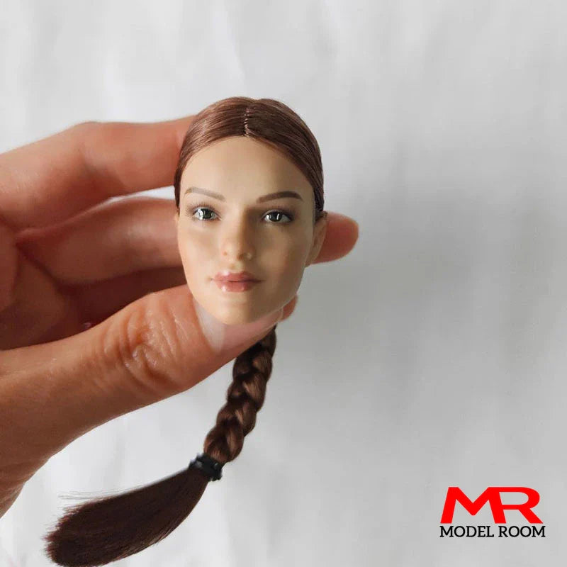 VCF-2052 1/6 Russian Special Forces Female Head Sculpt — Suntan Soldier Head for 12" Action Figure Dolls