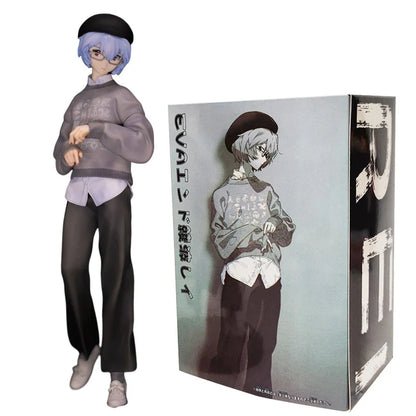 22cm Neon Genesis Evangelion Anime Figure – Asuka Langley Soryu & Rei Ayanami Action Collectible