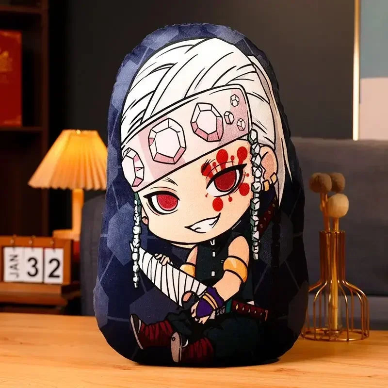 Demon Slayer Kimetsu no Yaiba Plush Cushion – Anime Dakimakura Pillow Tanjiro Nezuko Zenitsu Inosuke Kawaii Doll