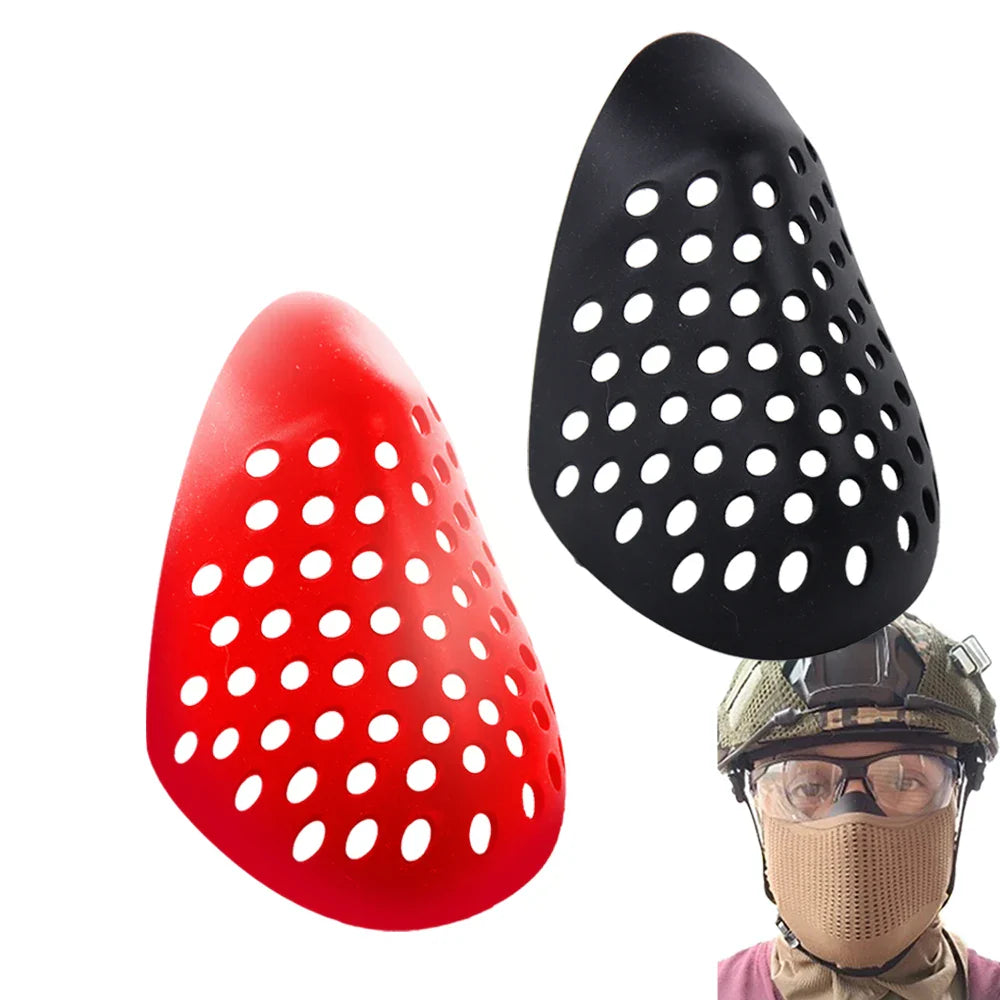 3D Half-Face Silicone Mask — Outdoor Cycling, Hiking, Hunting Balaclava & Protective Mouth Cover for Cosplay