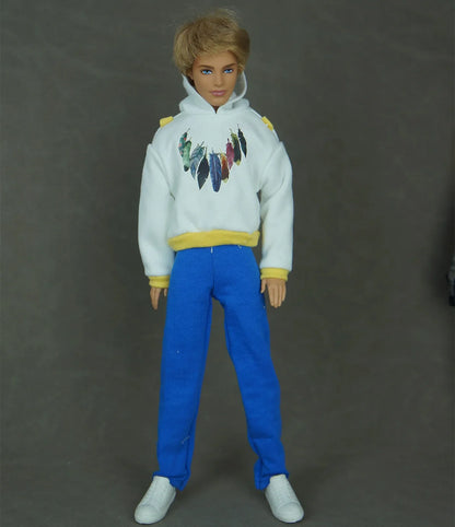 30cm Male Anime Doll Clothes – 1/6 BJD Fashion Casual Suit for KEN Dolls, DIY Reborn Toy Accessories & Gifts